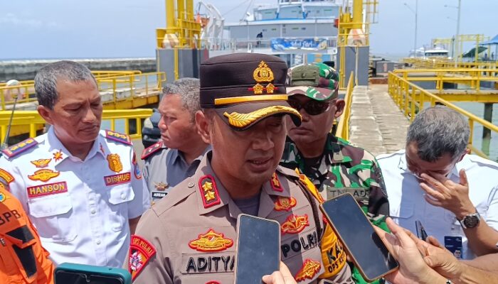 Arus Balik di Pelabuhan Tanjung Kalian Terpantau Padat, Kapolres: Pelayanan Tetap Optimal
