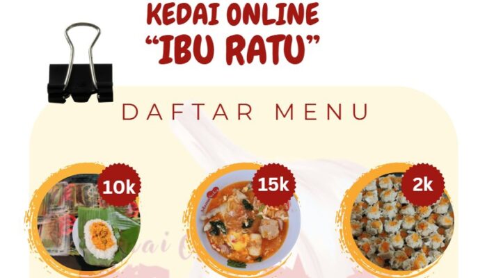 Kedai Online Ibu Ratu, Sedia Makanan Praktis dan Ekonomis