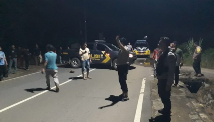 Polisi Amankan Pria Bersajam Mengamuk di Bangka Barat