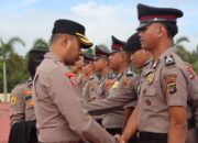 45 Personel Polres Bangka Barat Naik Pangkat, Ini Pesan Kapolres