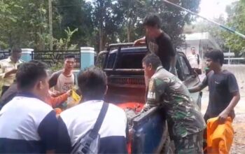 Anggota kepolisian mendatangi TKP. Foto: Sorotanbangka.