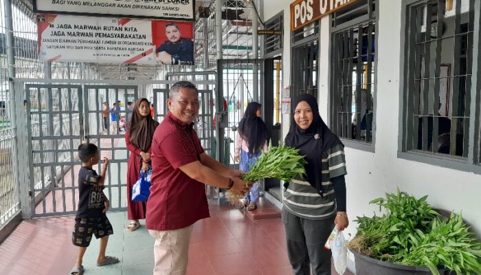 Program Ketahanan Pangan, Rutan Muntok Panen Sayur-mayur Bersama WBP