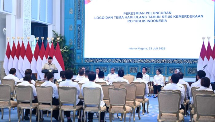 Harapan Prabowo Usai Luncurkan Logo dan Tema HUT ke-80 RI