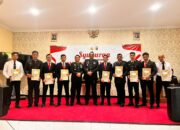 Ungkap Sejumlah Kasus Menonjol, 9 Personel Polsek Sungaiselan Diganjar Penghargaan