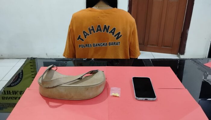 Simpan Pil Ekstasi di Kontrakan, Wanita di Mentok Dibekuk Polisi