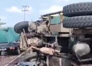 3 Kendaraan Bermotor Terlibat Laka Lantas Beruntun di Babar