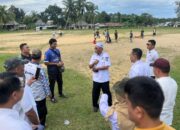 Dukung Perkembangan Sepakbola, Yus Derahman Ingin Lapangan Desa Air Lintang Diperbaiki