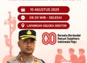 Polres Bangka Barat Gelar Pesta Rakyat Sambut HUT RI ke-80