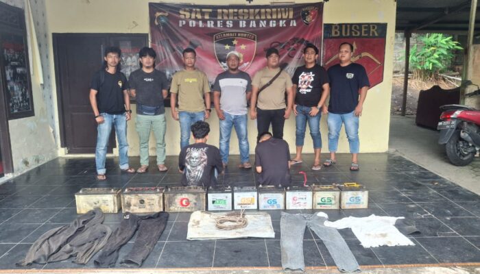 Polisi Bekuk Pencuri Peralatan Ekskavator, Hasil Curian untuk Bayar Hutang