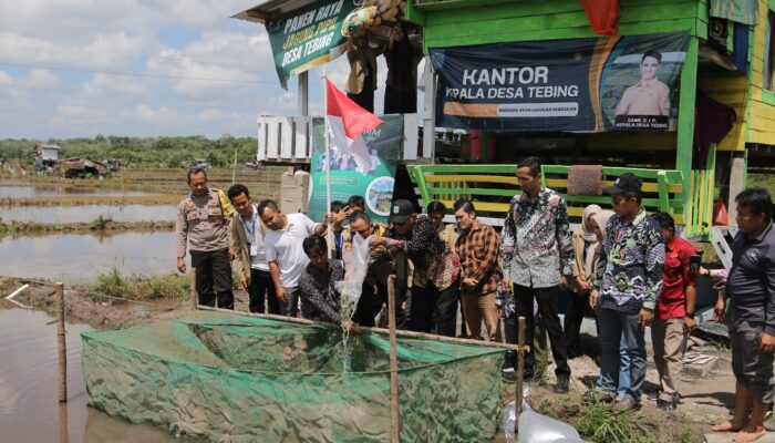 Yus Derahman Salurkan Bantuan Bibit Ikan ke Tim PMM Unmuh di Kelapa