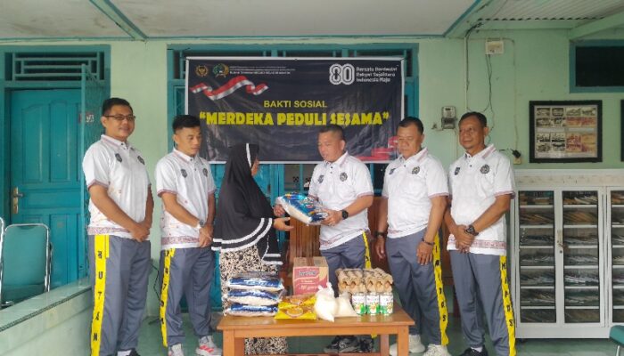 HUT ke-80 RI, Rutan Mentok Berikan Bansos ke Panti Asuhan