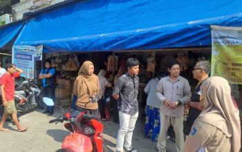 Sidak ke Pasar Mentok, Harga Beras Terpantau Naik