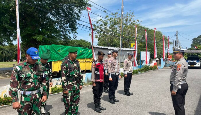 Jaga Kondusifitas Wilayah, Tim Gabungan Patroli ke Pelabuhan Hingga DPRD Babar