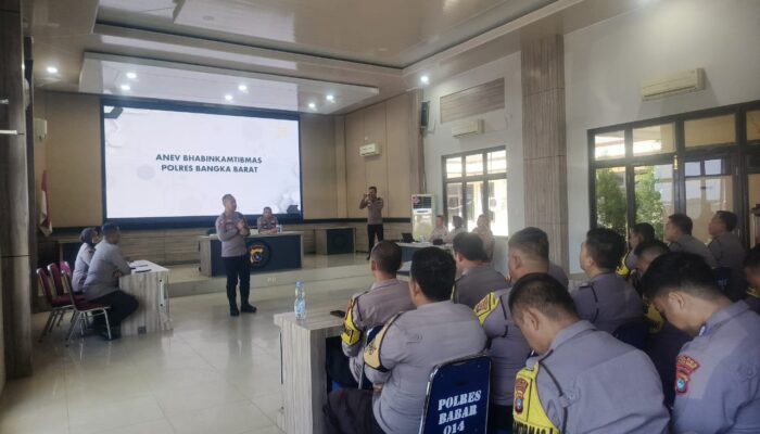 Ciptakan Rasa Aman, Kapolres Bangka Barat Tekankan Peningkatan Kegiatan Poskamling