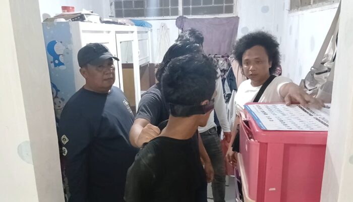Polsek Mentok Bekuk Pelaku Pencurian Rumah Kosong