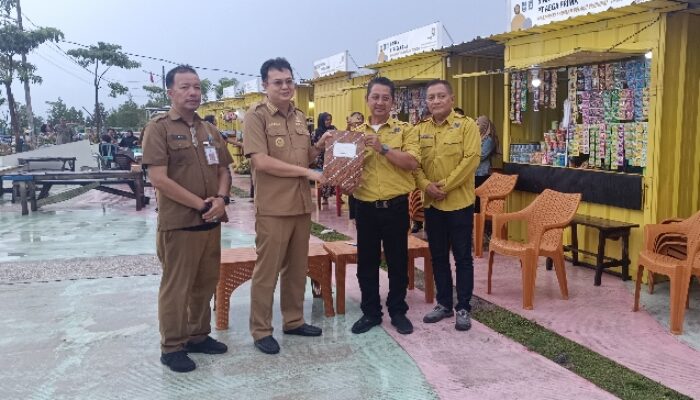 Markus Harap Booth Container Dorong Kemajuan UMKM di Bozem Teluk Rubiah