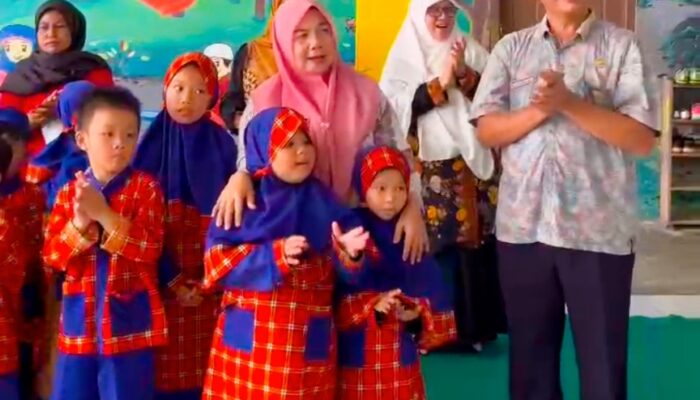 Bank Sumsel Babel dan Pokja Bunda PAUD Babar Kenalkan Nilai Rupiah ke TK Negeri Pembina Mentok