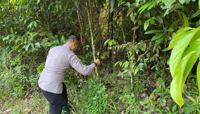 AKBP Pradana Aditya Gagas Program Public Service Bersihkan Jalan Air Limau