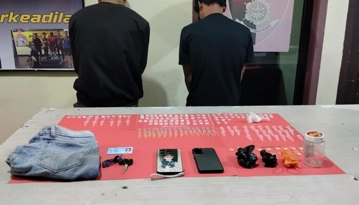Polres Babar Bekuk Dua Pengedar Narkoba, 93 Paket Sabu dan 16 Butir Ekstasi Disita
