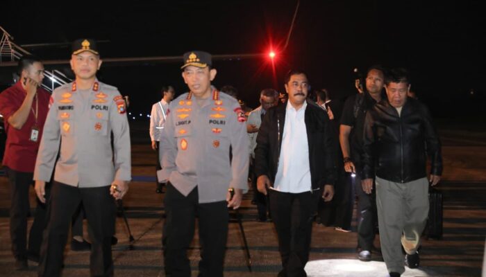 Kapolri dan 7 Menteri Tiba di Bangka Belitung