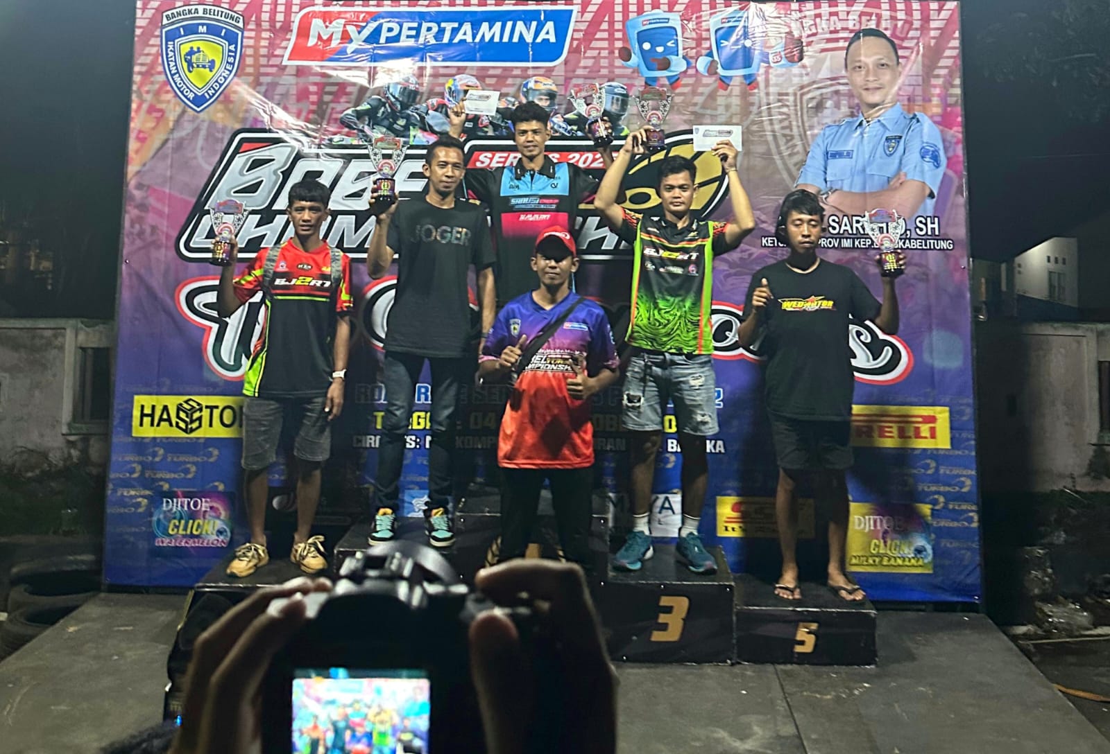 Pemenang balapan. Foto: Adrian.