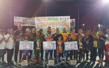 Pos Angkatan Laut Bula Ambon Gelar Kompetisi Futsal Antar Pelajar
