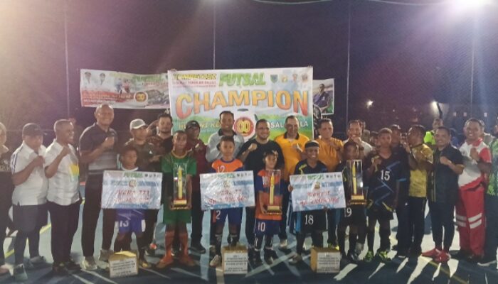 Pos Angkatan Laut Bula Ambon Gelar Kompetisi Futsal Antar Pelajar