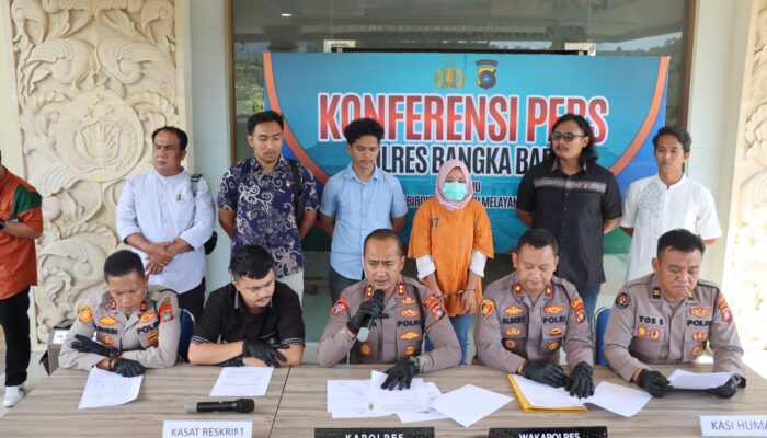 Kapolres Bangka Barat Ungkap Motif Pembunuhan Sadis di Mentok