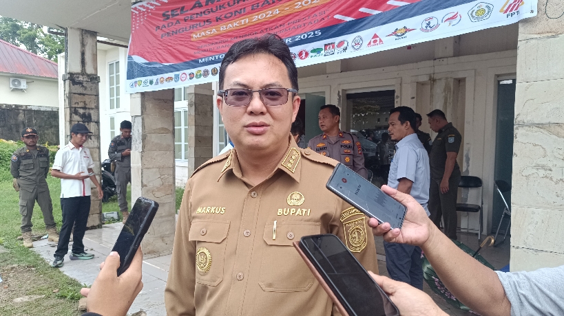 Bupati Bangka Barat, Markus. Foto: Rizki Ramadhani