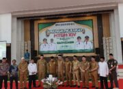 Momen peluncuran logo MTQH Bangka Belitung. Foto: Rizki Ramadhani