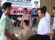 Donor Darah di HUT ke-74 Humas Polri, Kapolres Babar: Wujud Kepedulian Penanganan Kasus DBD