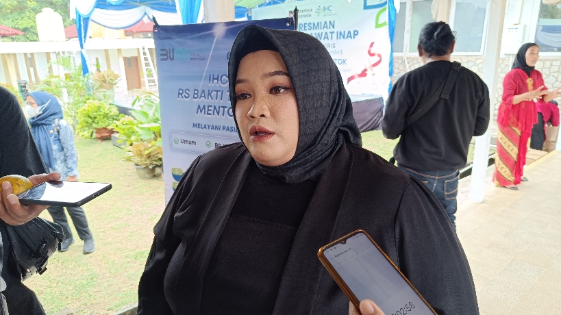 Dirut RSBT Mentok, Dia Nopriana. Foto: Rizki Ramadhani.