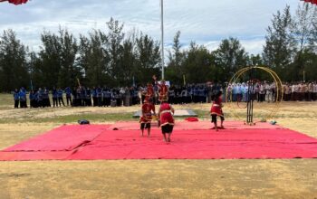 Penampilan perwakilan Bangka Barat. Foto: Rizki Ramadhani.