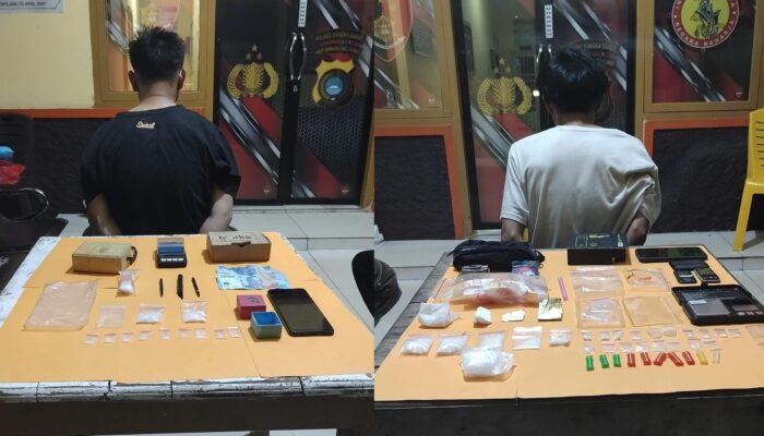 Polisi Bekuk Dua Bandar Narkoba di Bangka Barat