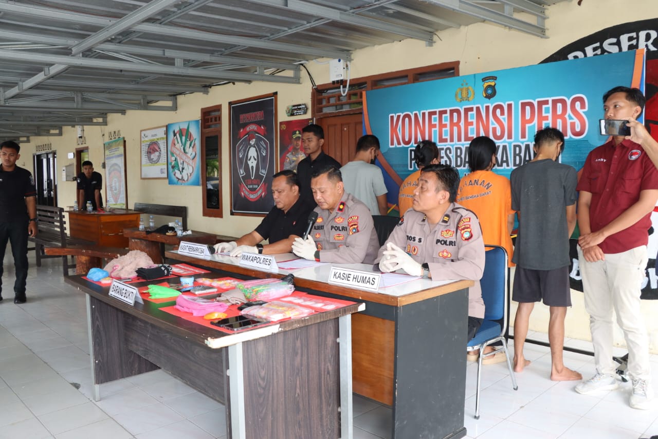 Satresnarkoba Polres Bangka Barat. Foto: Ist/Humas.