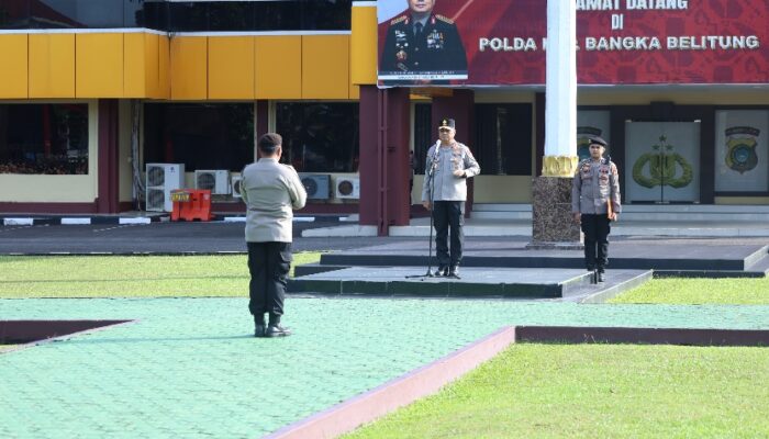 Pesan Irjen Pol Viktor di Apel Perdana Sebagai Kapolda Babel