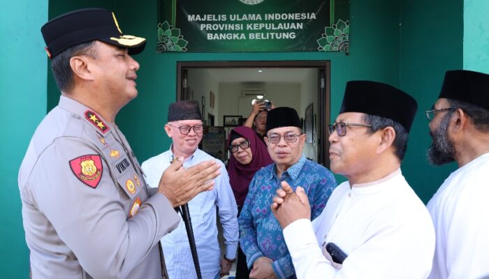 Kapolda Babel Sowan ke Ketua MUI Jalin Sinergitas