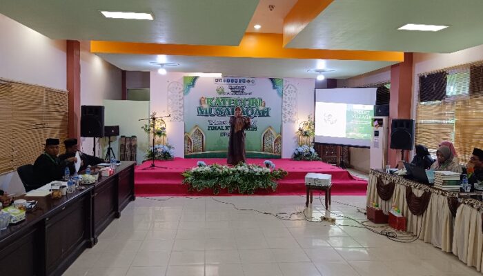 Belasan Peserta Bertanding di Final Presentasi Karya Tulis Ilmiah Al-Qur’an dan Hadist MTQH XIV Babel