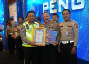 Dirlantas Polda Babel menerima penghargaan. Foto: Ist