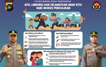 Imbauan penculikan. Foto: Ist/Humas Polres Babar