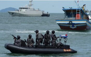 Alutsista latgab TNI di Bangka Belitung. Foto: Kemhan RI