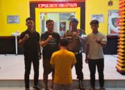 Pelaku R diamankan Polsek Simpang Teritip. Foto: Humas.