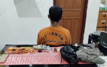 Bawa 94 Paket Sabu, Pengedar di Mentok Ditangkap Tim Hantu