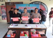 Polisi amankan 3 kasus tersangka. Foto: Ist/Humas Polres Bangka Barat.
