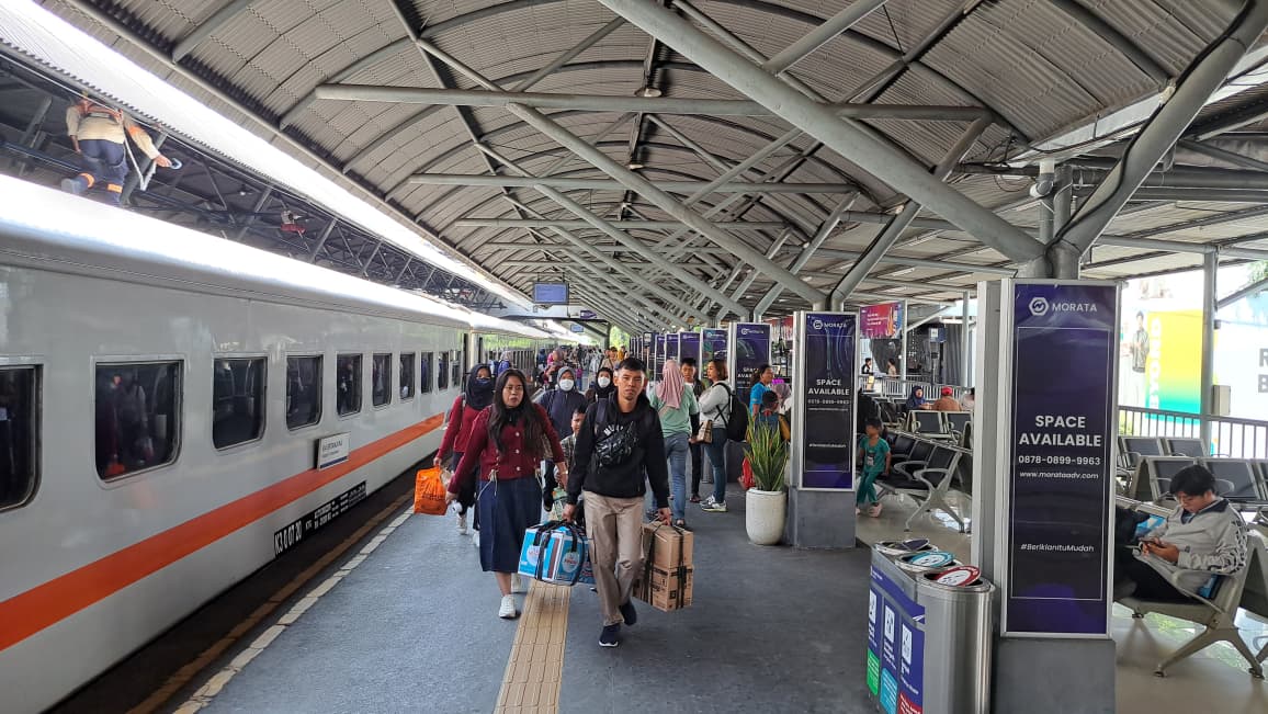 Suasana Stasiun penumpang. Foto: Istimewa