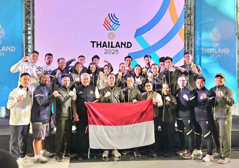 Atlet Indonesia di SEA Games 2025. Foto: Puspen TNI