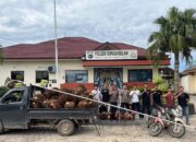 Pelaku dan barang bukti diamankan polisi. Foto: Istimewa.