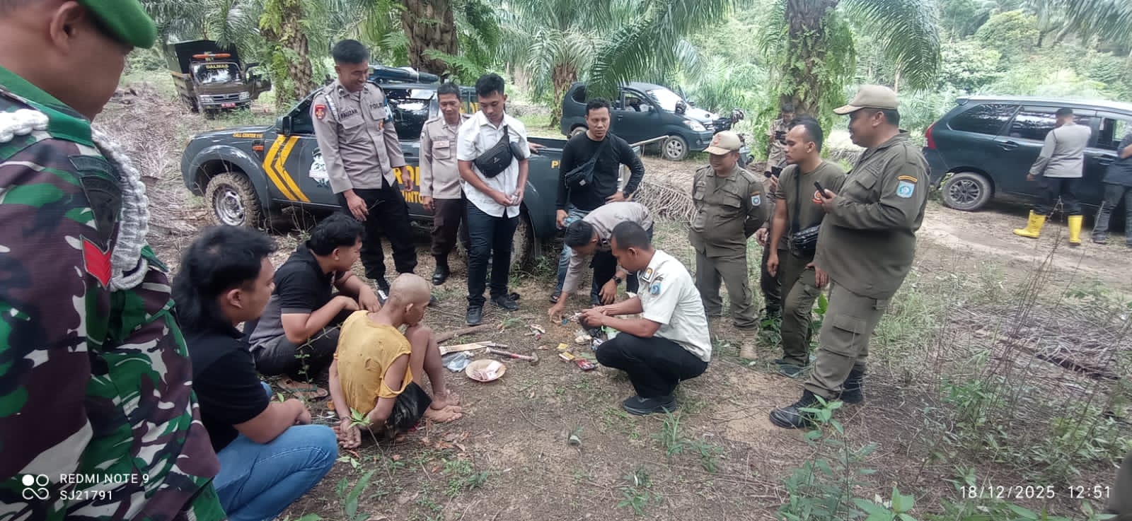 Tim Gabungan menangkap pelaku. Foto: Istimewa.