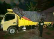 Truk yang digunakan mengangkut timah ilegal. Foto: Istimewa.