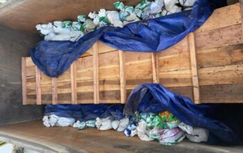 Barang bukti Timah. Foto: Mabesal